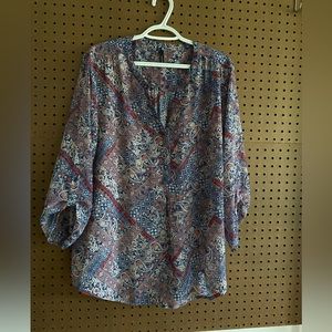 Maurice’s sheer shirt